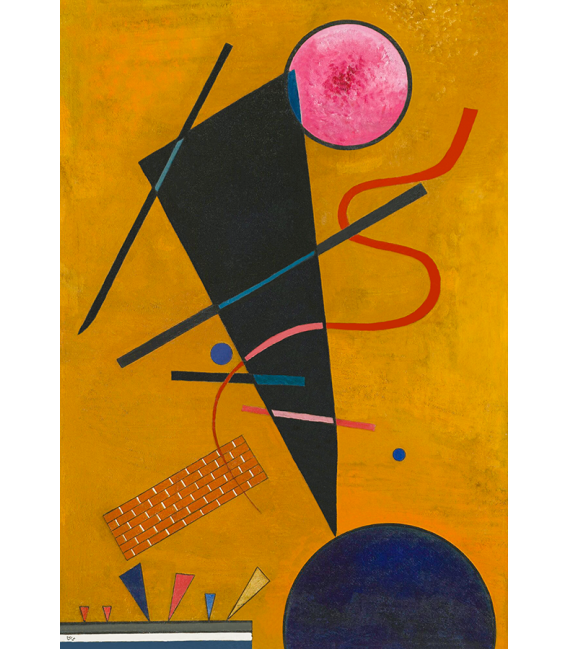 Stampa su tela: Kandinsky Vassily - Contatto