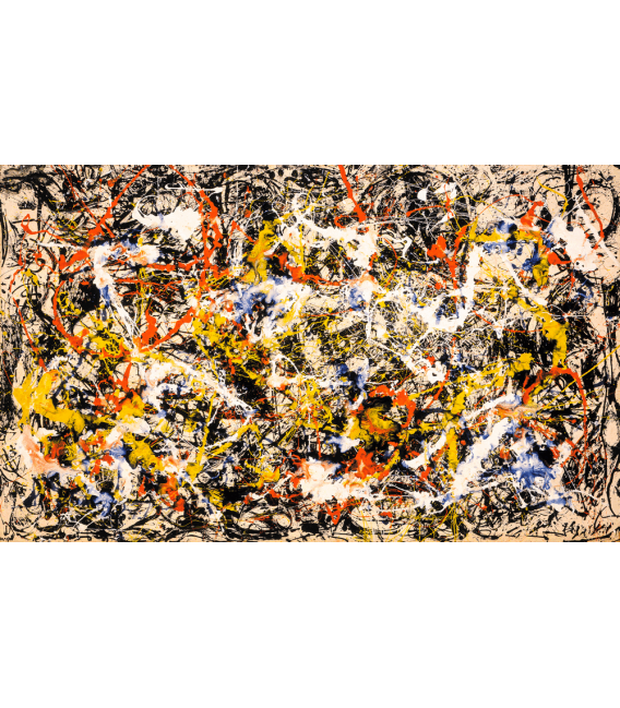 Stampa su tela: Jackson Pollock - Convergence