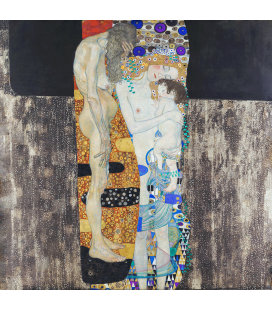 Stampa su tela: Gustav Klimt - Le tre età della donna