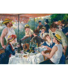 Printing on canvas: Pierre-Auguste Renoir - Breakfast of Rowing