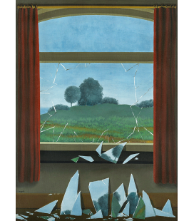 René Magritte - La Chiave dei Campi - Stampa giclée su tela