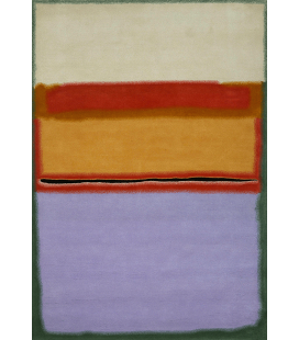 Stampa su tela: Mark Rothko - Orange over Violet