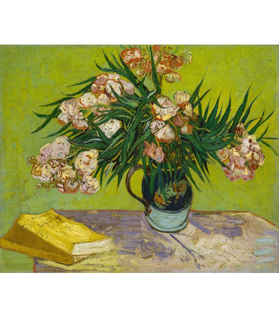 Printing on canvas: Vincent Van Gogh - Still life with oleander