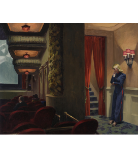 Stampa su tela: Edward Hopper - New York movie