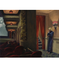 Edward Hopper - New York movie. Stampa su tela