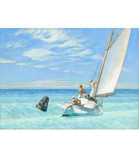 Edward Hopper - Ground Swell. Printing on canvas