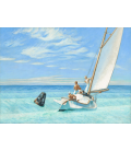 Stampa su tela: Edward Hopper - Ground Swell